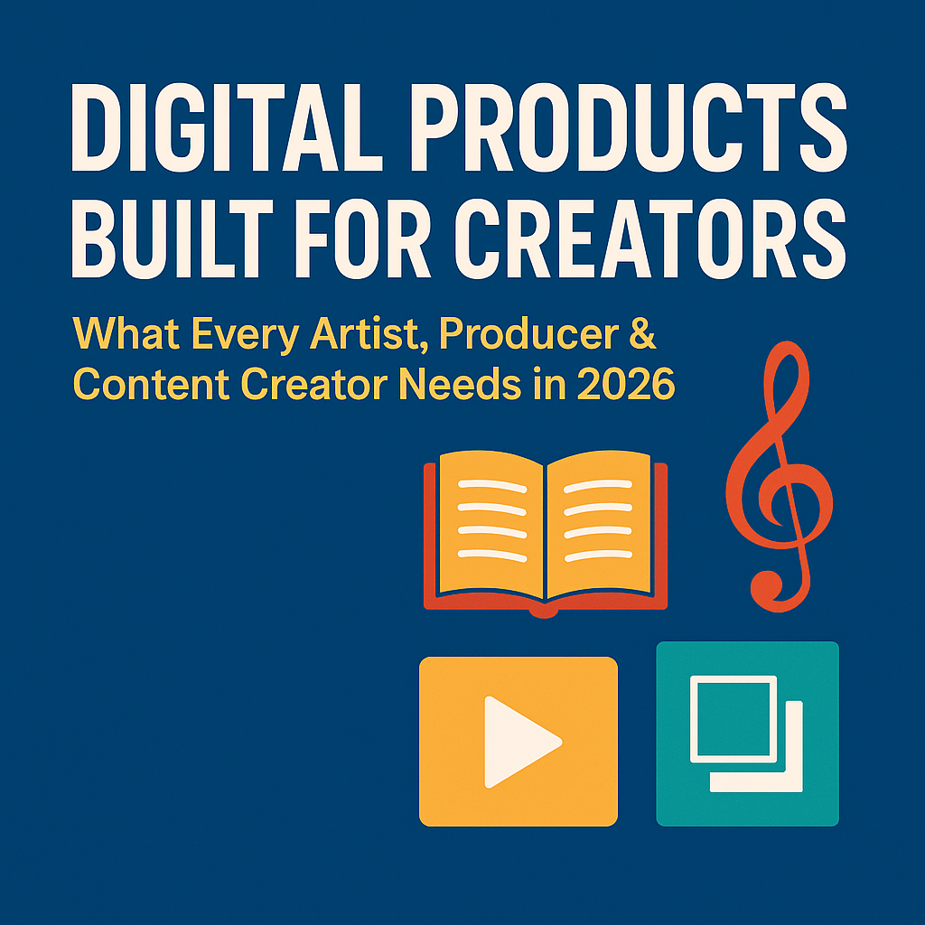 Digital Products Built for Creators: What Every Artist, Producer & Content Creator Needs in 2026
